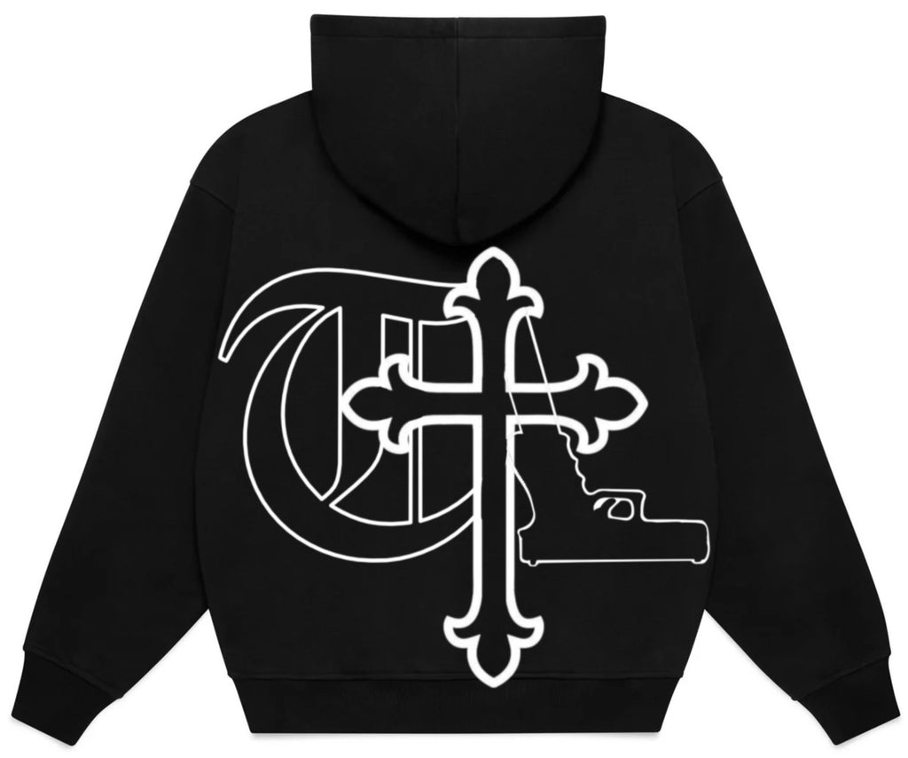 Blk-Rosary hoodie