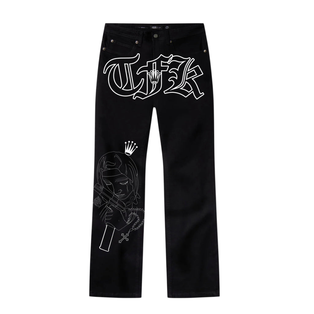 Blk-Rosary jeans