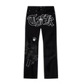 Blk-Rosary jeans