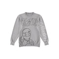 Grey-Buddha Flocker Crewneck