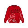 Red-Buddha Flocker Crewneck