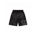 Blk-Buddha Flocker Shorts