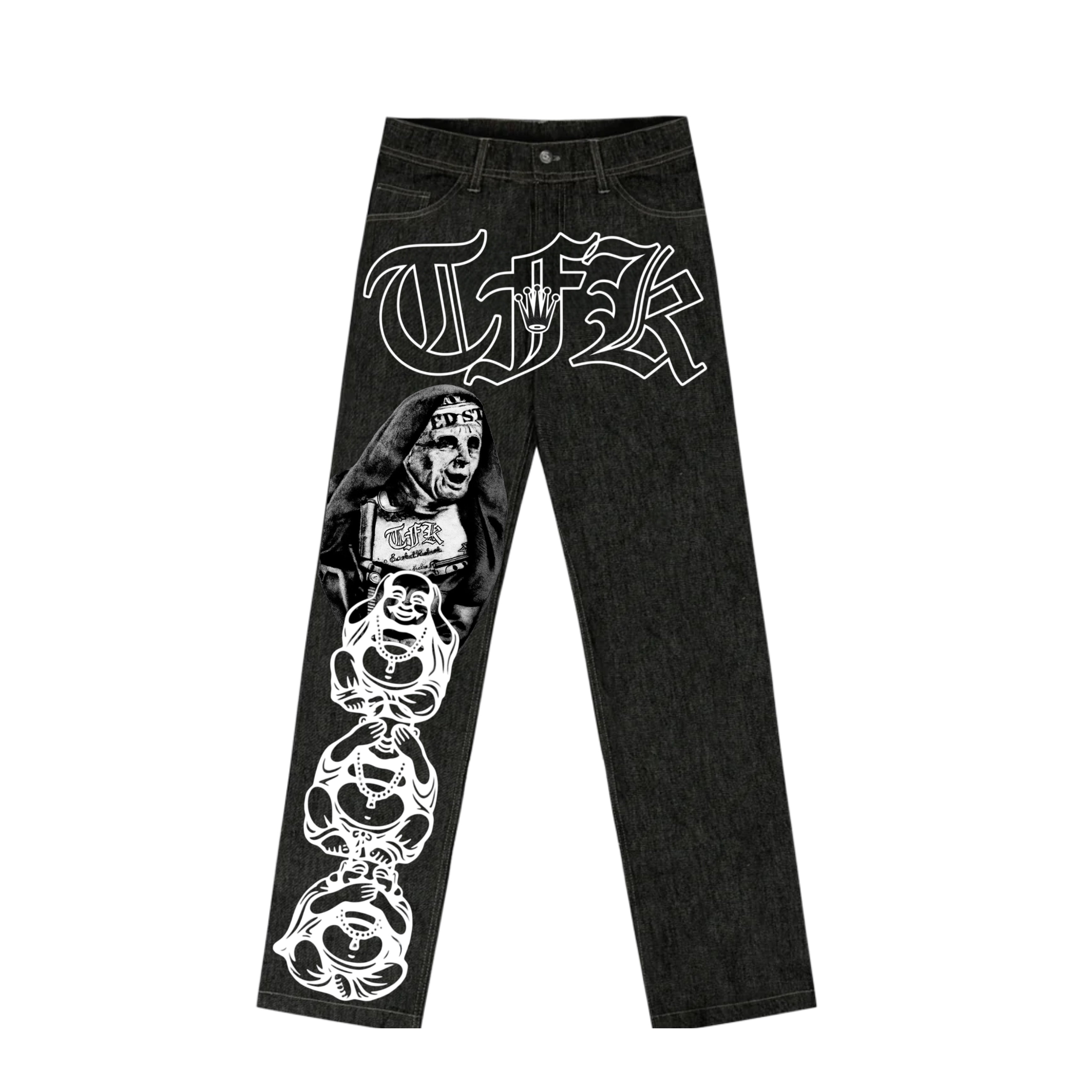 Charcoal-Nun on the run Jeans